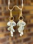 Casual Crystal Tassel Dangle Earrings Everyday Party Music Festival Jewelry