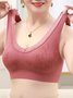 Lace Soft Comfortable Breathable Wireless Tank Bra