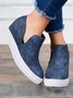 Blue Matte Leather Height Booster Casual Shoes