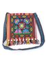 Chinese Minority Traditional Pattern Beaded Tassel Messenger Bag