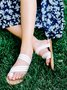 Casual Toe Ring Slide Sandals