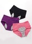 Mesh Breathable Leakproof High Waist Briefs
