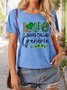 St. Patricks Day Love Being Called Grandma Women's T-Shirt