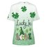 Women's St.Patrick's Day Gonme Lucky Crew Neck T-Shirt
