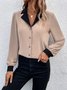 Casual Regular Fit Plain Blouse