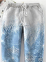 Casual Fluff/Granular Fleece Fabric Casual Pants