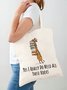 Women's Funny Word Yes I Really Need These Books Print Text Letters Shopping Tote