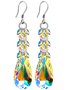 AB Color Crystal Drop Earrings Daily Casual Jewelry