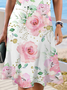 Women's Lace Floral Vacation Regular Fit Dress