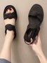 Knotted Straps Waterproof Sandals
