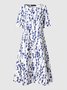 Women's Maxi Dress Floral Elegant Dress
