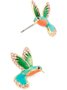 Casual Hummingbird Stud Earrings