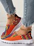 Breathable Colorblock Braided Slip-on Sneakers