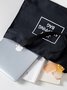 Waterproof Foldable Letter Nylon Shopping Bag Shoulder Bag For Women