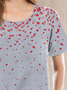 Casual Heart/Cordate T-Shirt