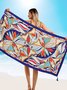 Casual Ethnic Floral Pattern Long Scarf Shawl Vacation Women‘s Accessories