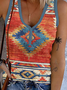 Womens Ethnic Casual Tank Top