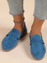 Casual Minimalist Slip On Loafers