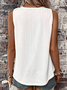 V Neck Casual Loose Tank Top