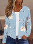 Women's Floral Long Sleeve Kimono Casual Cardigans