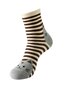 1pair Cartoon Cat Stripe Socks