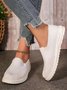 Women's Minimalist Casual Slip On Flyknit Sneakers
