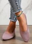 Women Minimalist Comfy Mesh Fabric Flat Shallow Shoes