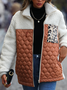Fluff/Granular Fleece Fabric Loose Casual Teddy Jacket