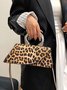 Novelty Leopard Handbag Magnetic Crossbody Bag