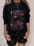 Leo Constellation Print Sweatshirt