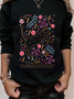 Leo Constellation Print Sweatshirt