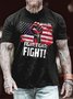 2024 FIGHT FIGHT FIGHT Printed T-Shirt