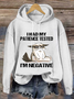 Women Text Letters Hoodie Cotton-Blend Long Sleeve Casual Daily Spring/Fall Hoodie