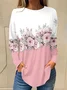 Casual Loose Floral Lace T-Shirt