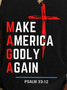 Make America Godly Again Printed T-Shirt