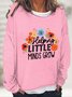 Helping Little Minds Grow Gift For Teacher Casual Sweatshirt
