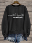 Women Text Letters Crew Neck Long Sleeve Casual Daily Spring/Fall Sweatshirt