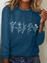 Wildflower Casual Long Sleeve Shirt