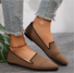Street All Season Mesh Fabric Contrast Stitching Shallow Shoes