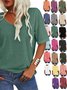 Loose Casual V Neck T-Shirt