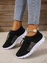 Spring And Autumn Flyknit Breathable Non-slip Lightweight Mesh Sports Shoes