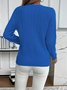 Regular Fit Cotton Casual Plain Sweater