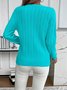 Regular Fit Cotton Casual Plain Sweater
