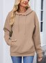 Casual Plain Hoodie