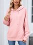 Casual Plain Hoodie