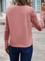 Women Floral Crew Neck Long Sleeve Vintage Commuting Spring/Fall Sweatshirt