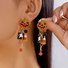Halloween Earrings Pumpkin Gothic Tassel Women's Earrings