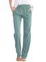 Cotton Regular Fit Casual Plain Pants