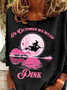 Women Text Letters Crew Neck Long Sleeve Casual Holiday Spring/Fall T-shirt