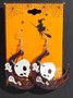 Halloween Themed Wooden Earrings Funny Cartoon Ghost Pumpkin Skull Kitten Long Pendant Party Decoration Earrings